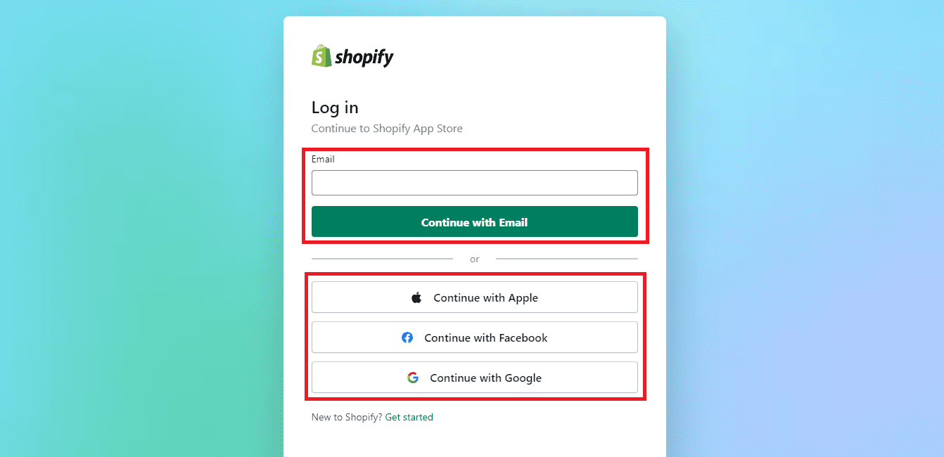 How to Login to Shopify