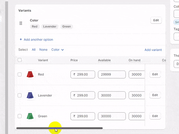 How to Edit a Product's Options in Shopify