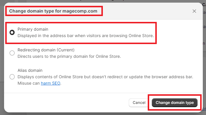How to Set Your Primary Domain on Shopify