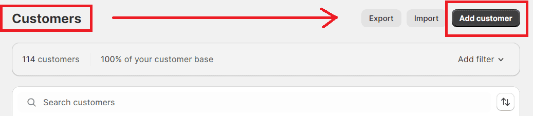 How to Add Customers on Shopify