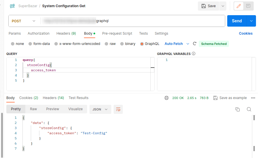 graphql response