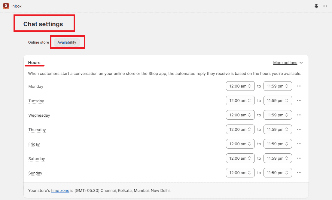 How to Set Availability Hours in Shopify