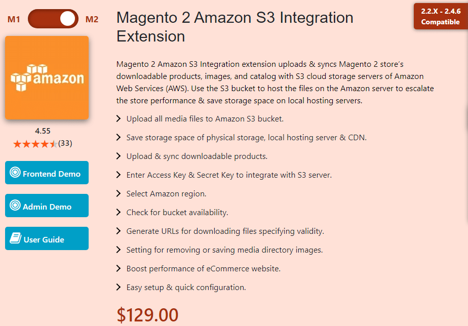 Magento 2 Amazon S3