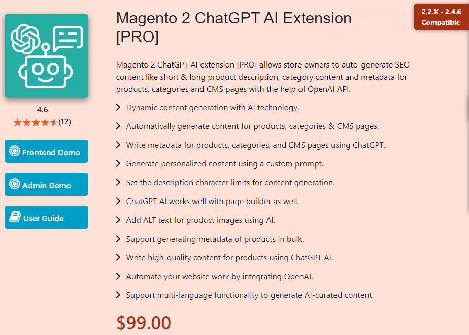 Magento 2 ChatGPT AI Pro