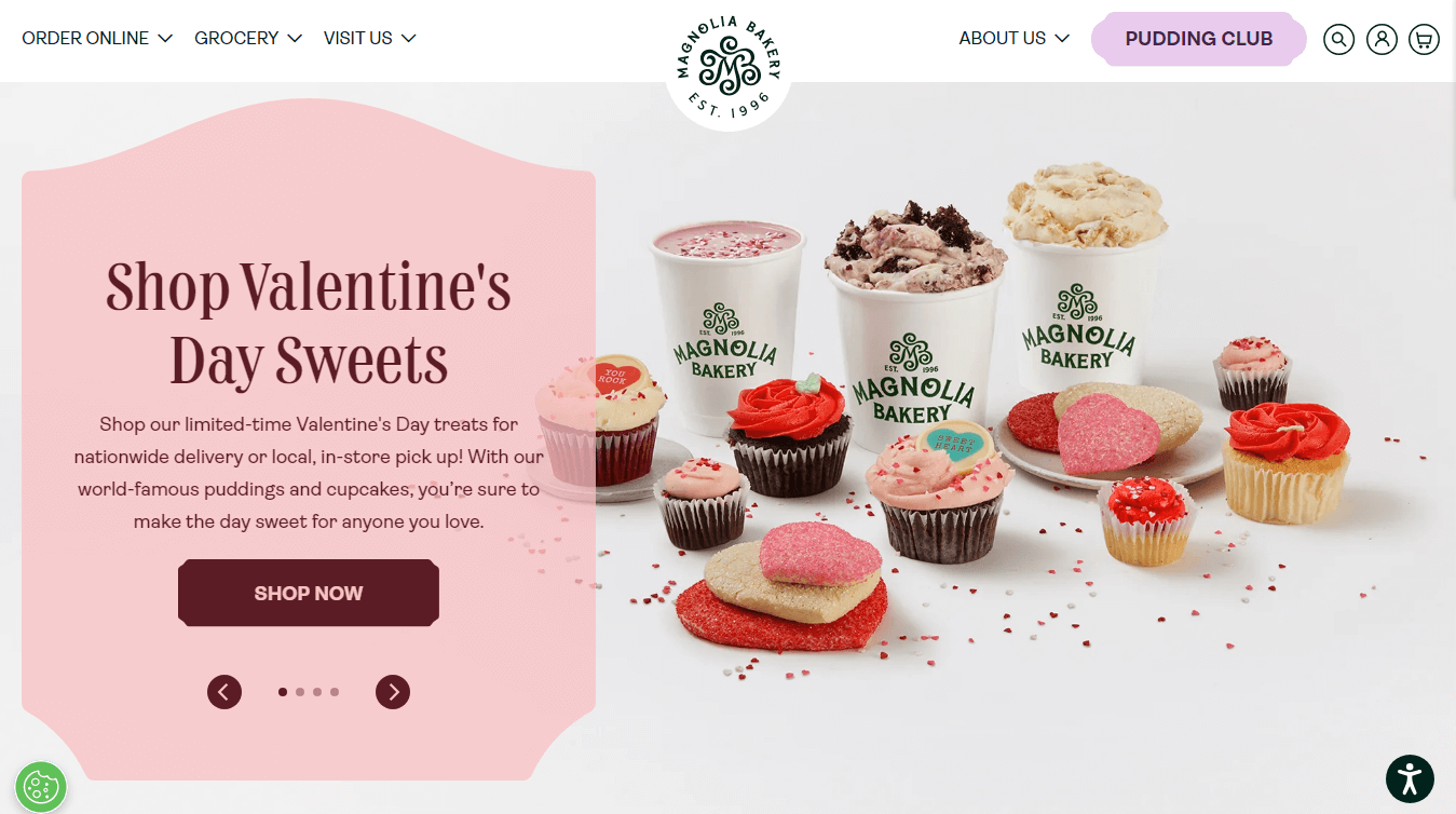 Inspirational Homepage Designs A Closer Look At The Top 10 In 2024   Magnolia Bakery 