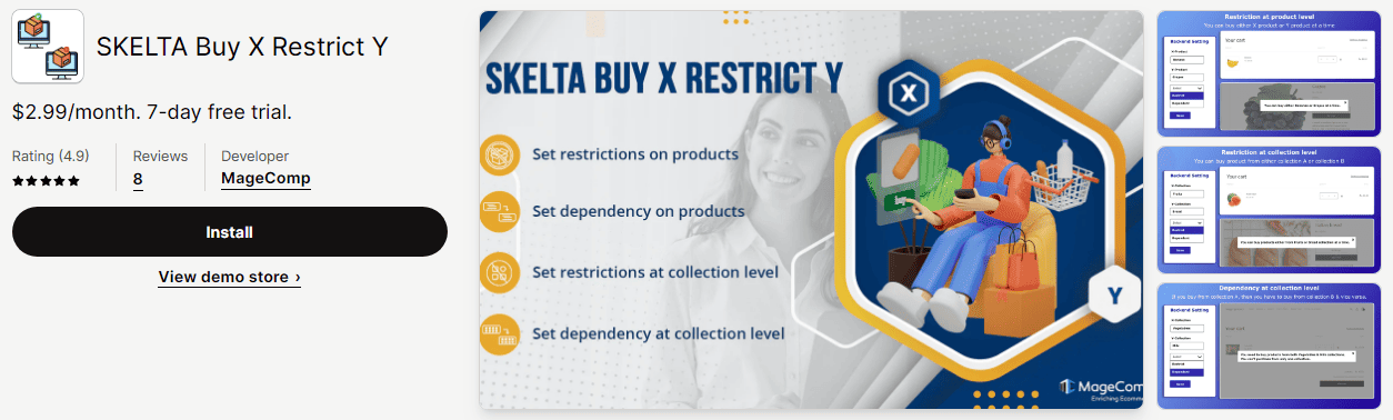 SKELTA Buy X Restrict Y