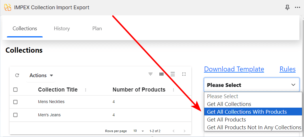 Guide IMPEX Collection Import-Export Journey