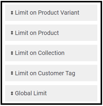 KOR Order Limit Quantity Shopify App by MageComp