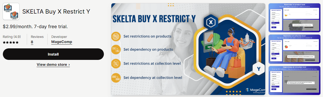 SKELTA Buy X Restrict Y