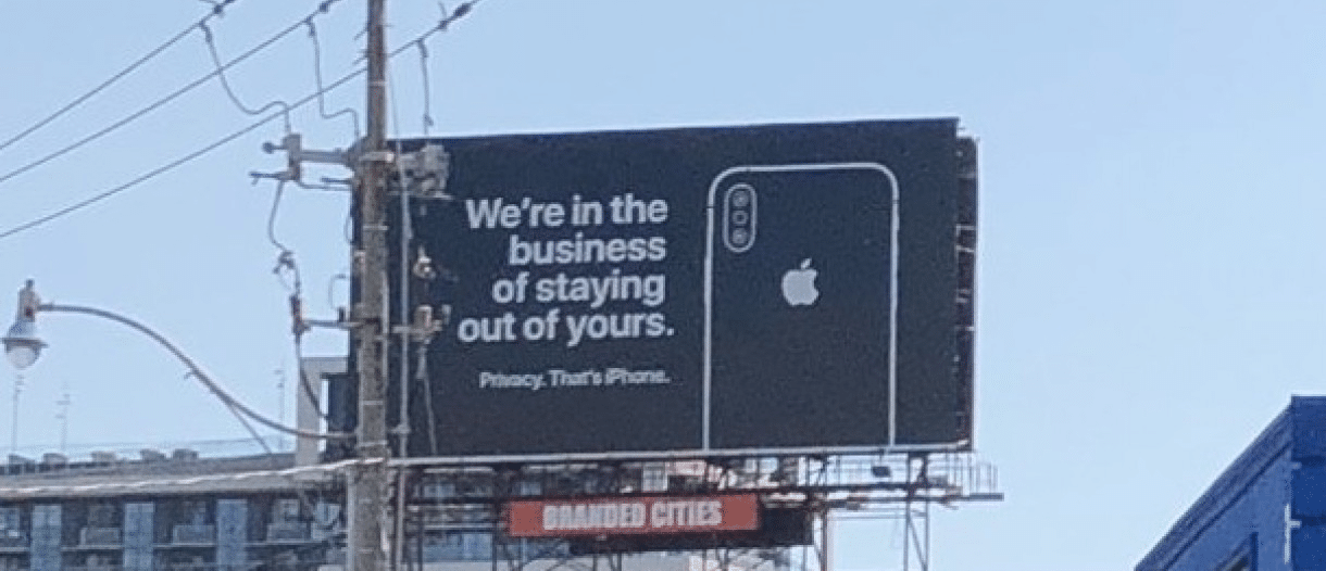 Apple advertising