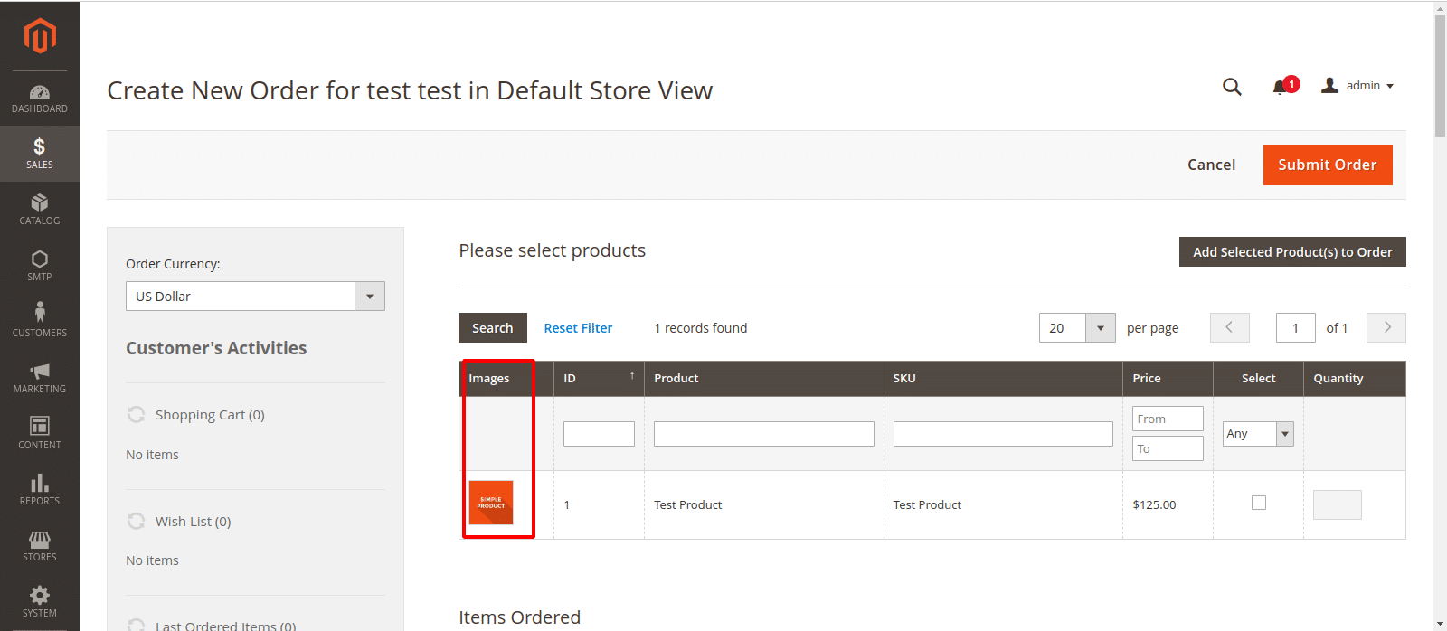 Magento 2: Display Product Image on Admin Order Create Page