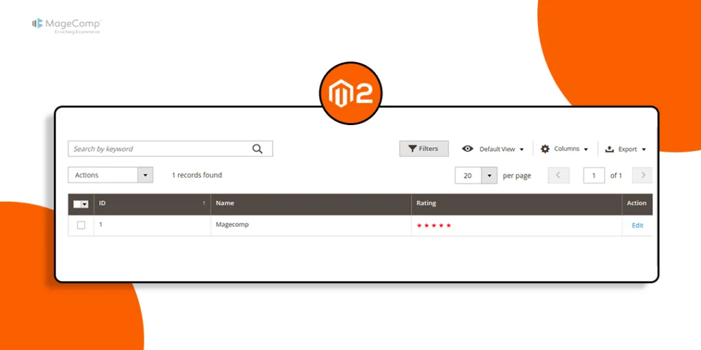 How to Display Star Rating into Magento 2 Admin Grid