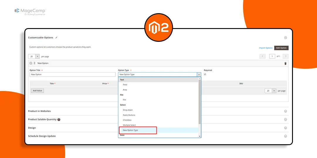 Magento 2: How to Add Custom Input Type in Custom Option