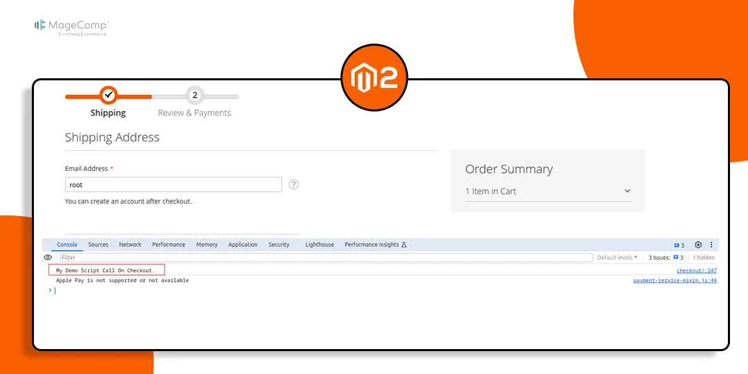 Magento 2.4.7 How To Call js on checkout page