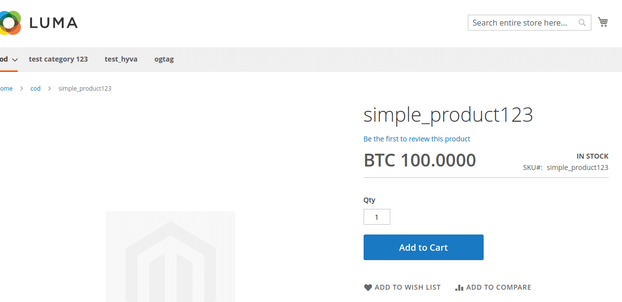 product page custom currency