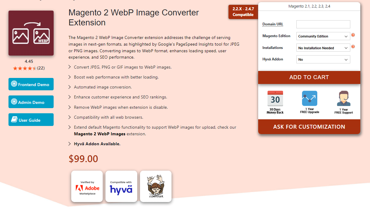 Magento 2 WebP Image Converter