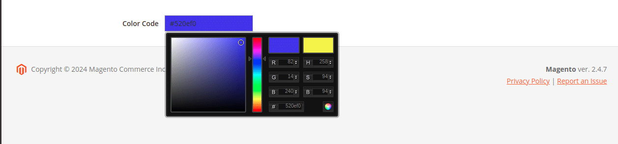 color picker in admin custom form