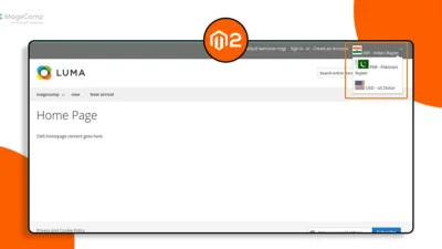 Magento 2: How to Add Currency Flag to Currency Switcher Dropdown