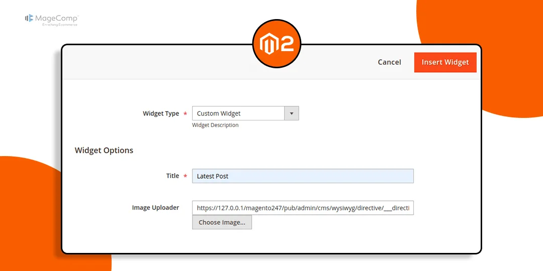 How to Add Image Chooser in Magento 2 Widget