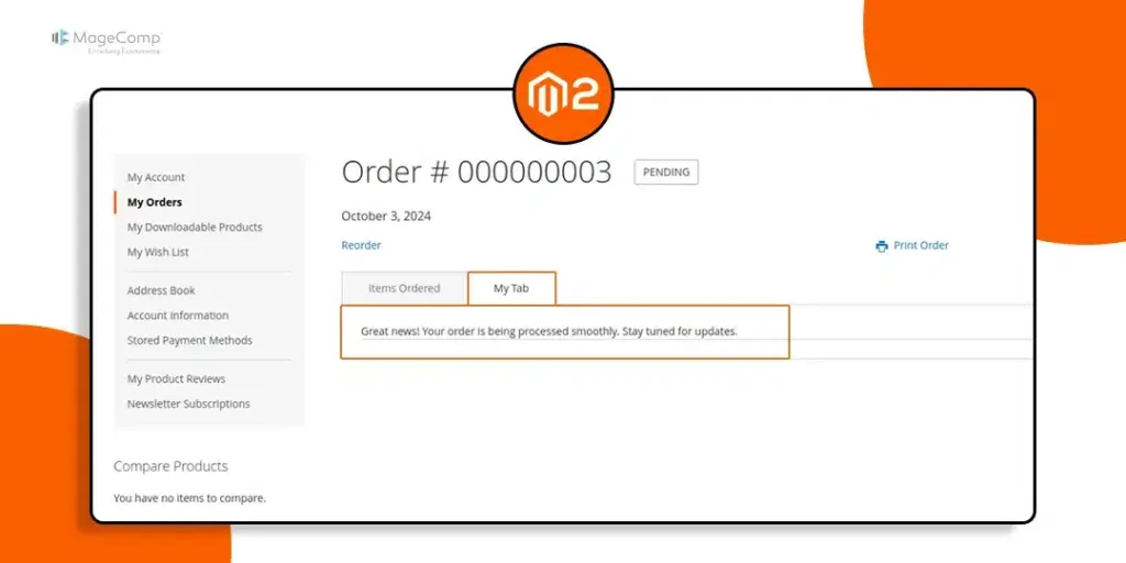 How to Add a Custom Tab to the Frontend Order View Page in Magento 2