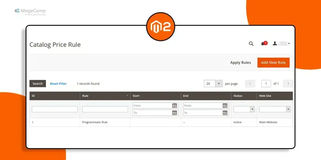 How to Create Catalog Price Rule in Magento 2 Programmatically