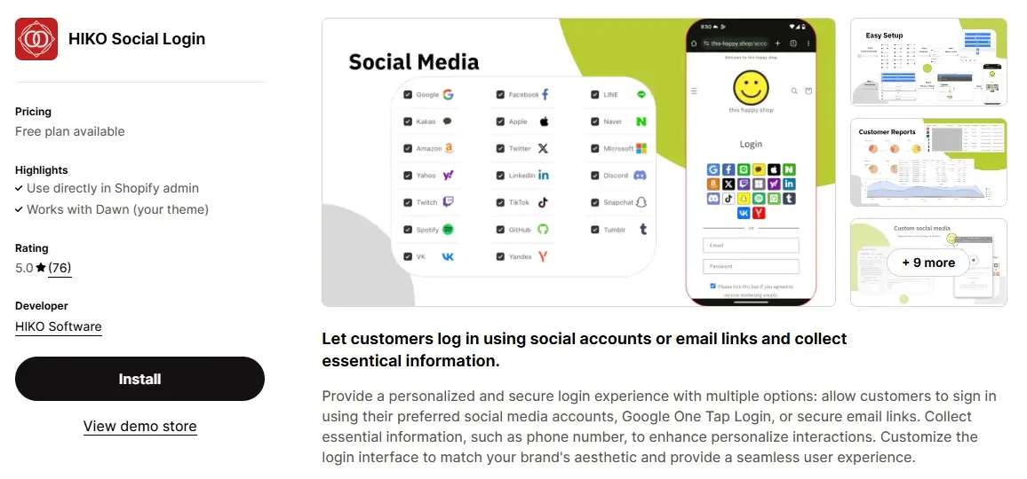 Best Social Login Apps for Shopify Store