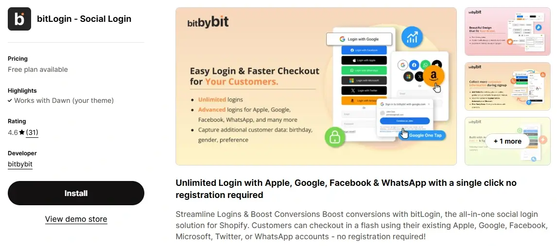 Best Social Login Apps for Shopify Store