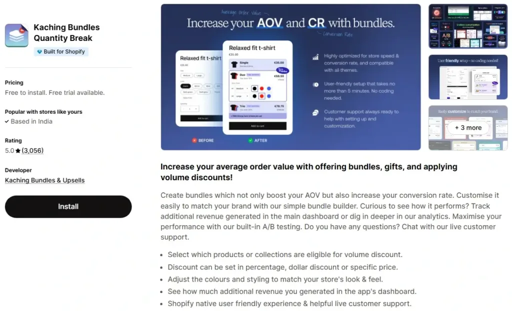 1. Kaching Bundles Quantity Break