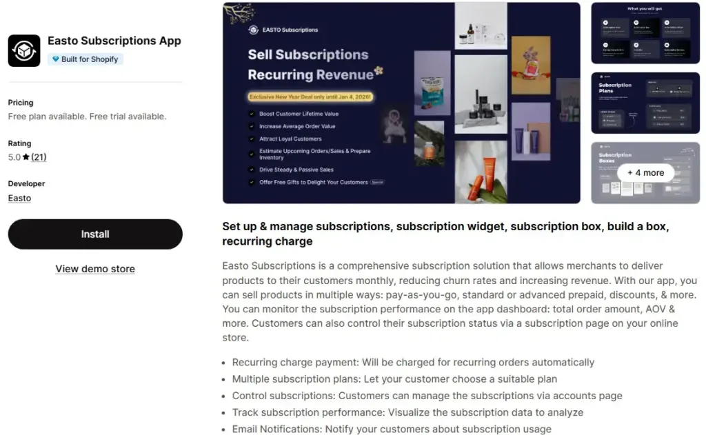 13. Subscription – Recurring Pay