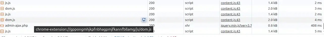 Payload and response 1