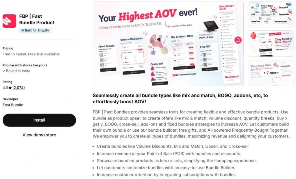 2. Fast Bundle Product