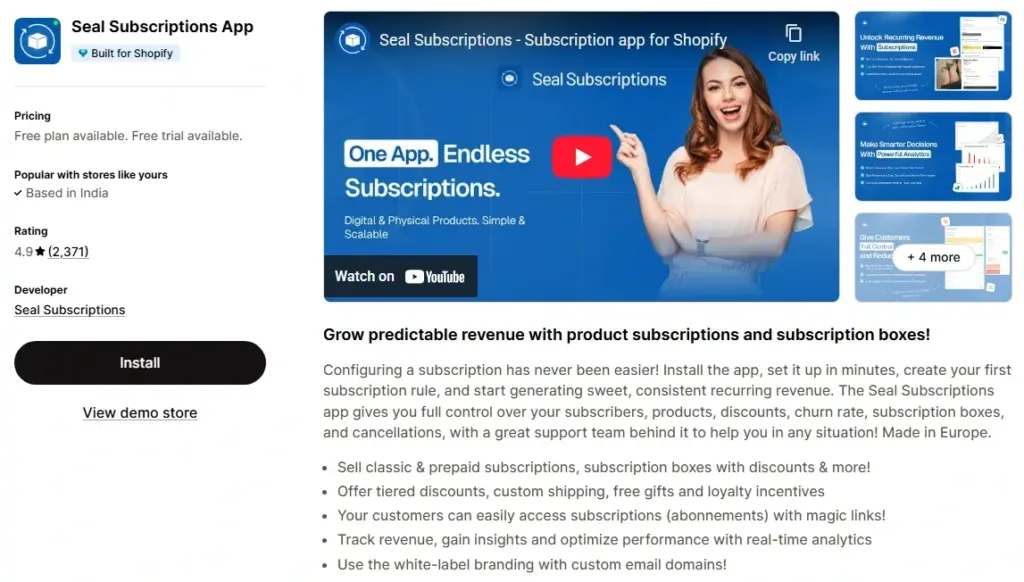 7. Seal Subscriptions