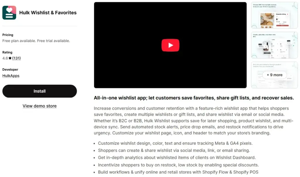 14. Hulk Wishlist & Favorites