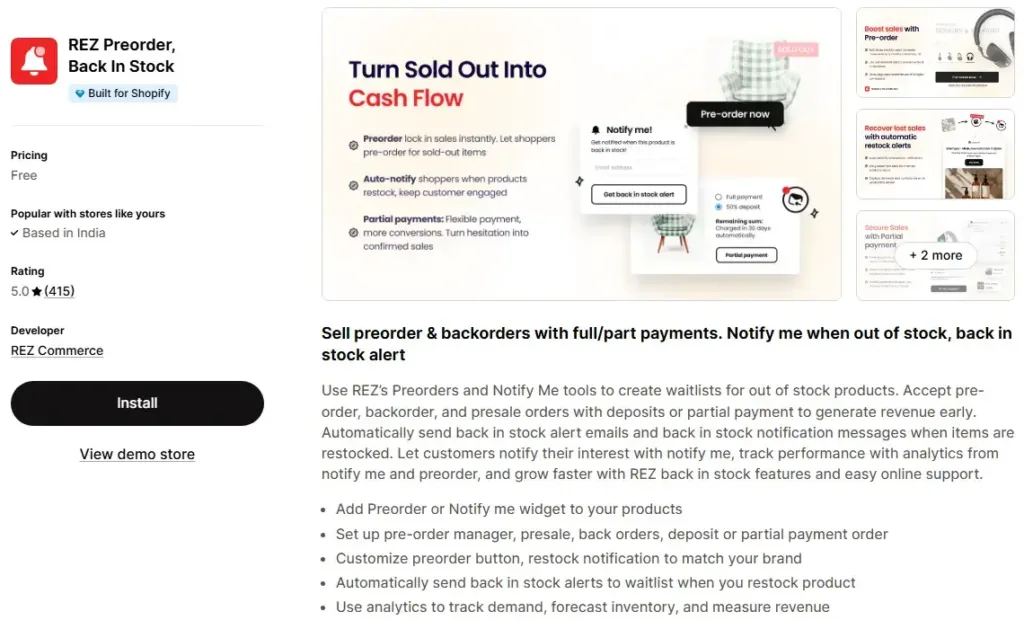 6. REZ Preorder, Back In Stock