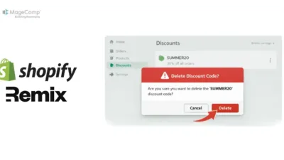 How to Delete Discount Code in Shopify Remix App