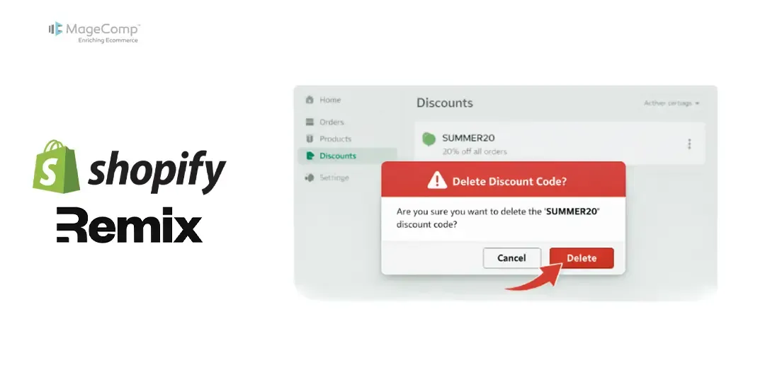 How to Delete Discount Code in Shopify Remix App