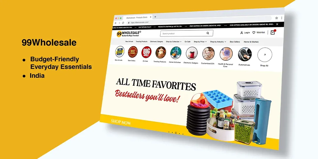 Mobile App Case Study 99Wholesale - Budget-Friendly Everyday Essentials , India
