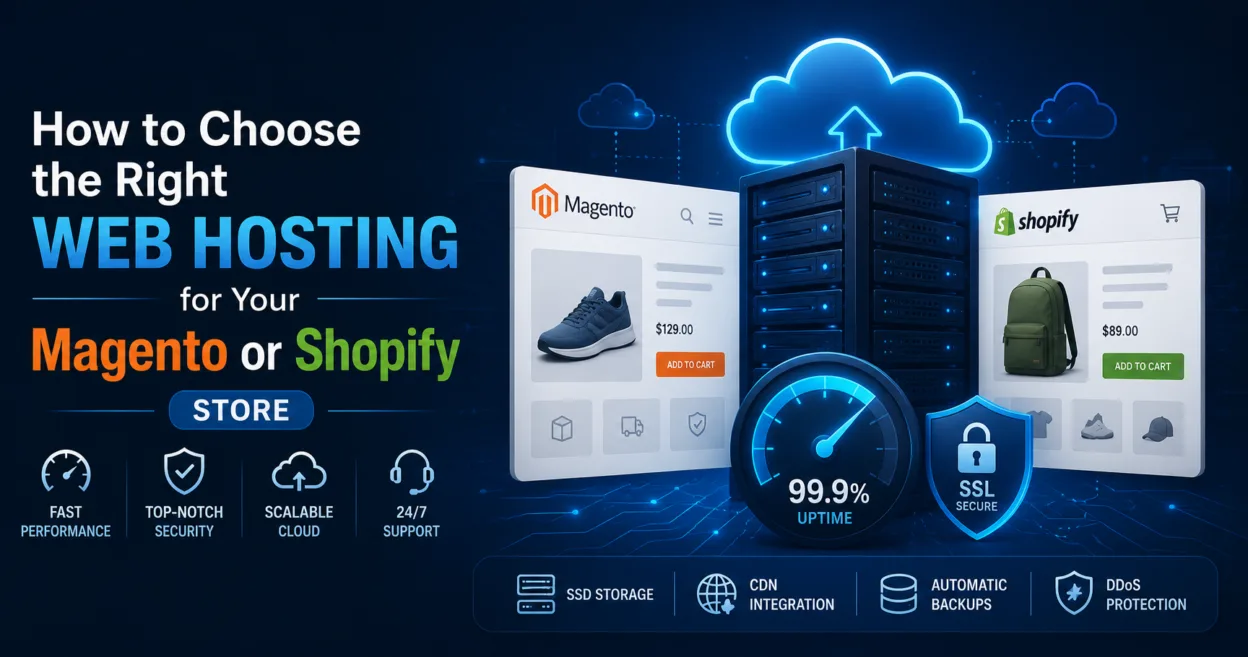 How to Choose the Right Web Hosting for Your Magento or Shopify Store