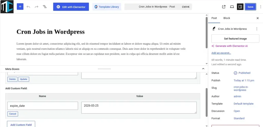 Cron Jobs WordPress
