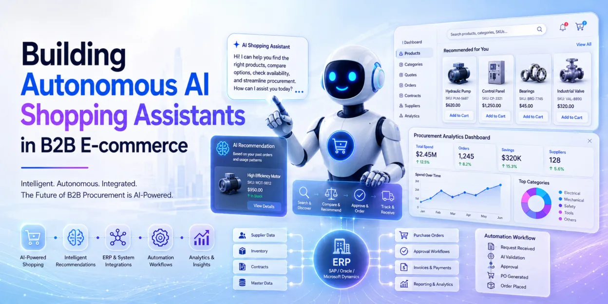 Building Autonomous AI Shopping Assistants: Integrating RAG in Custom B2B E-commerce Apps
