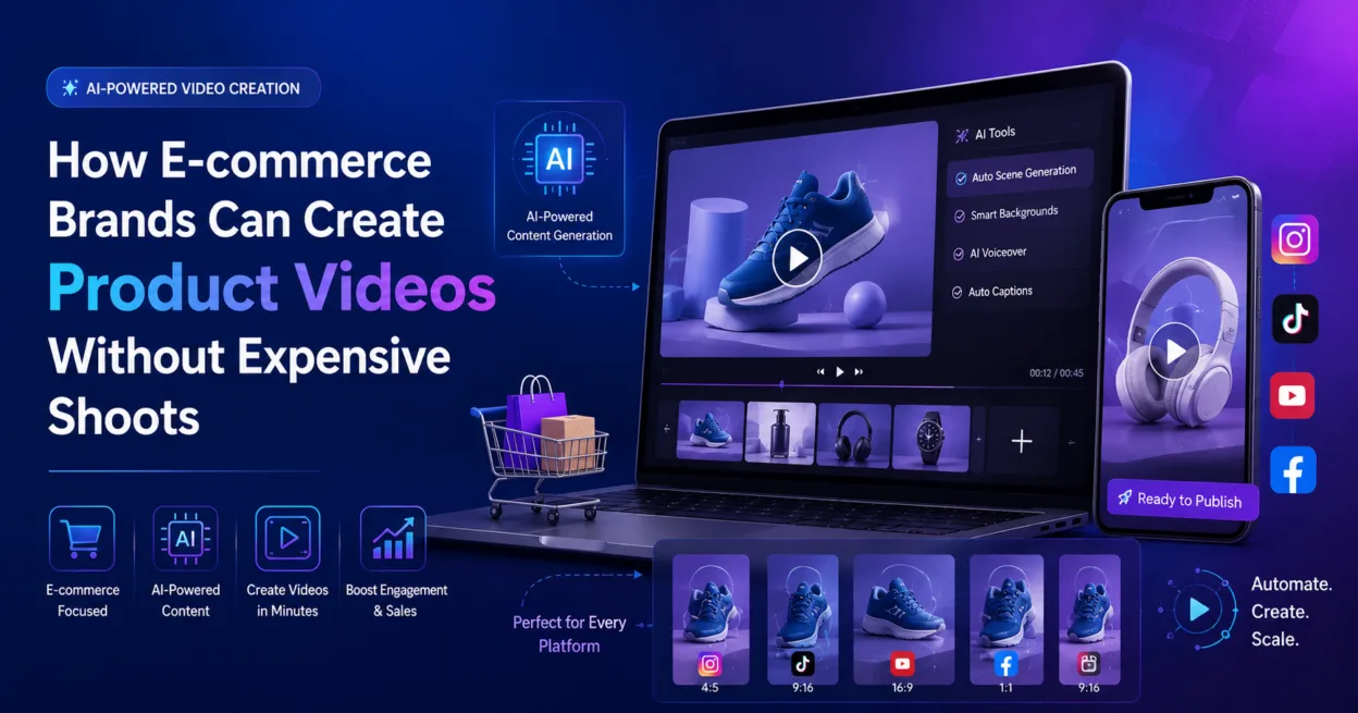 How E-commerce Brands Can Create Product Videos Without Expensive Shoots