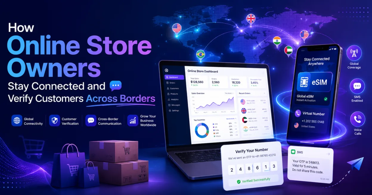 How Online Store Owners Stay Connected and Verify Customers Across Borders