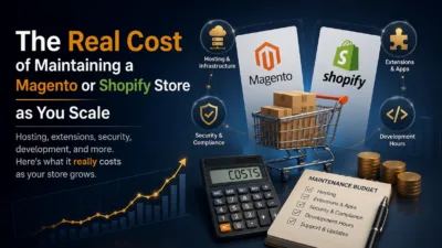The Real Cost of Maintaining a Magento or Shopify Store as You Scale