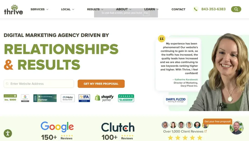 5. Thrive Internet Marketing Agency