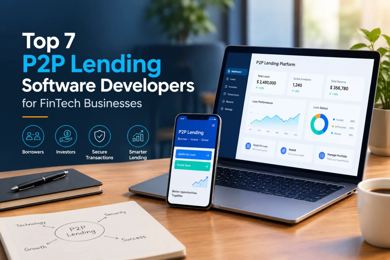 Top 7 P2P Lending Software Developers for FinTech Businesses