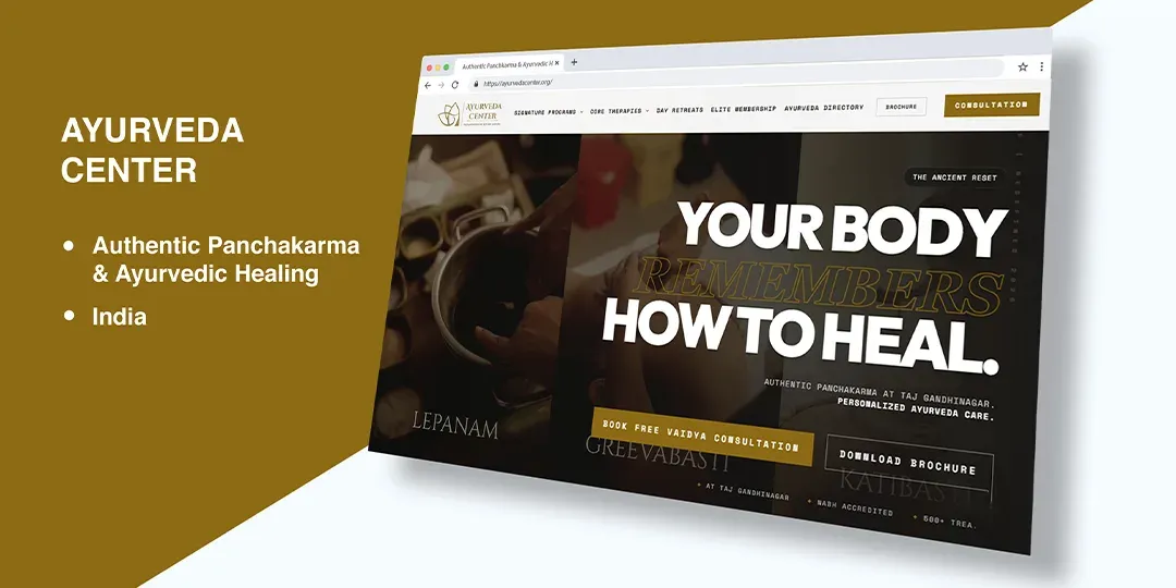 ayurveda center case study