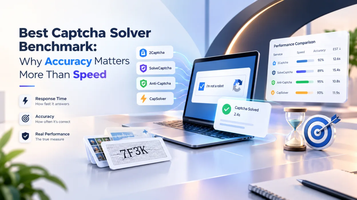 Best captcha solver benchmark: Why accuracy matters more than speed