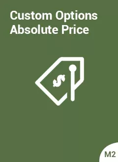 Magento 2 Custom Options Absolute Price