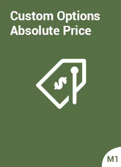 Magento Custom Options Absolute Price