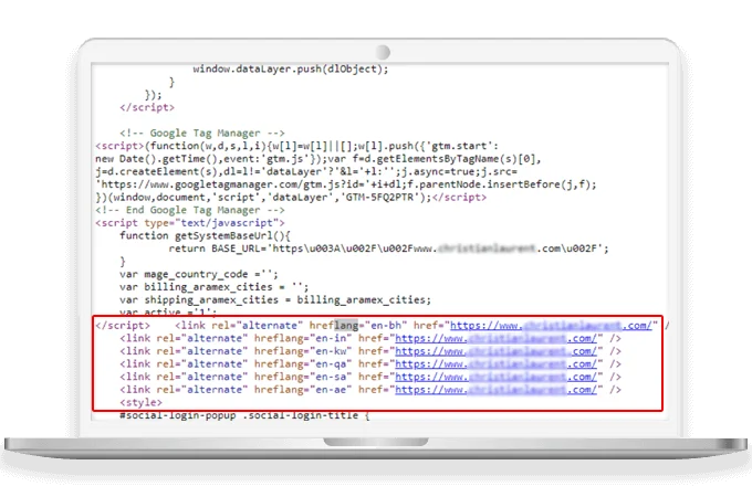 Add Hreflang Tags to Homepage, CMS, Product & Category Pages